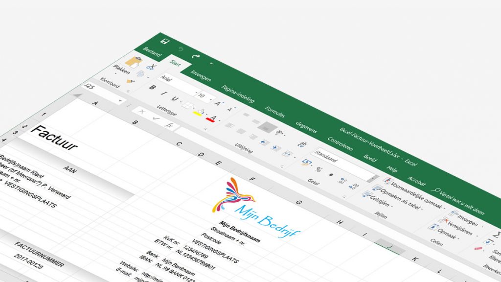 Excel Factuur Maken Gebruik Dit Gratis Template En Start Met Factureren