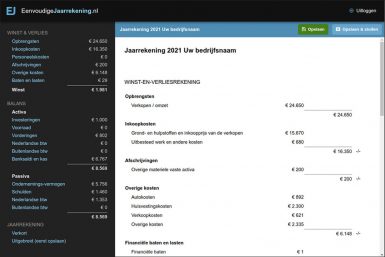 Zelf Gemakkelijk Je Jaarrekening Opstellen Met EenvoudigeJaarrekening.nl